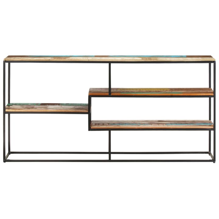 vidaXL Sideboard 59.1"x11.8"x29.5" Solid Reclaimed Wood