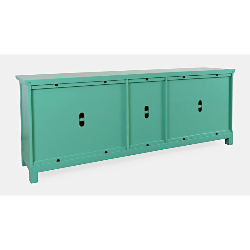 Jofran Isabella 86 Luxury Mirrored Sideboard Storage Cabinet