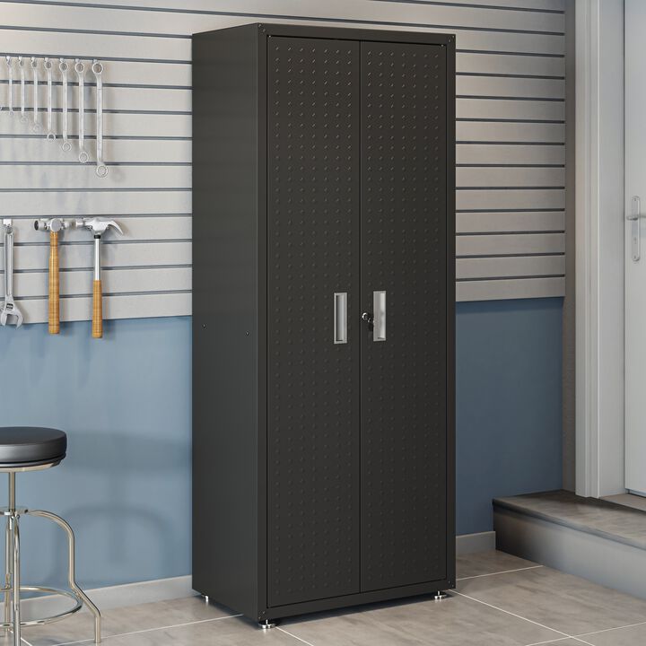 Fortress Charcoal Grey Garage Cabinet