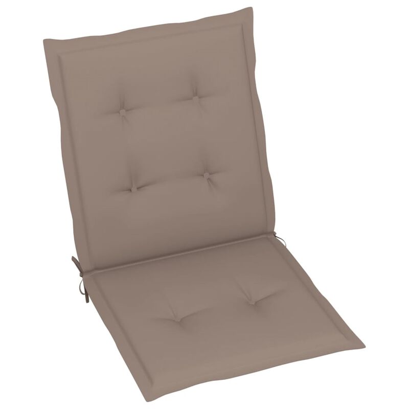 vidaXL Garden Chair Cushions 6 pcs Taupe 39.4"x19.7"x1.6"