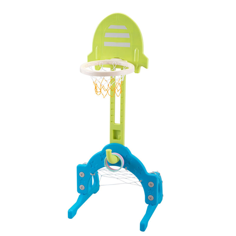 5-in-1 Toddler Slide and Swing Set with Accessories