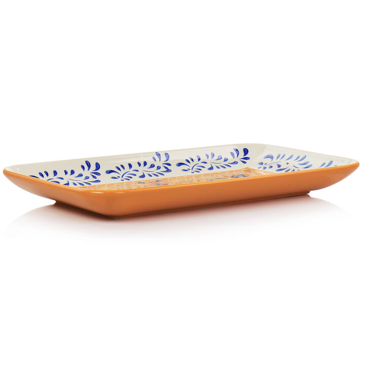 Laurie Gates Hand Painted Tierra Stoneware Serving Platter