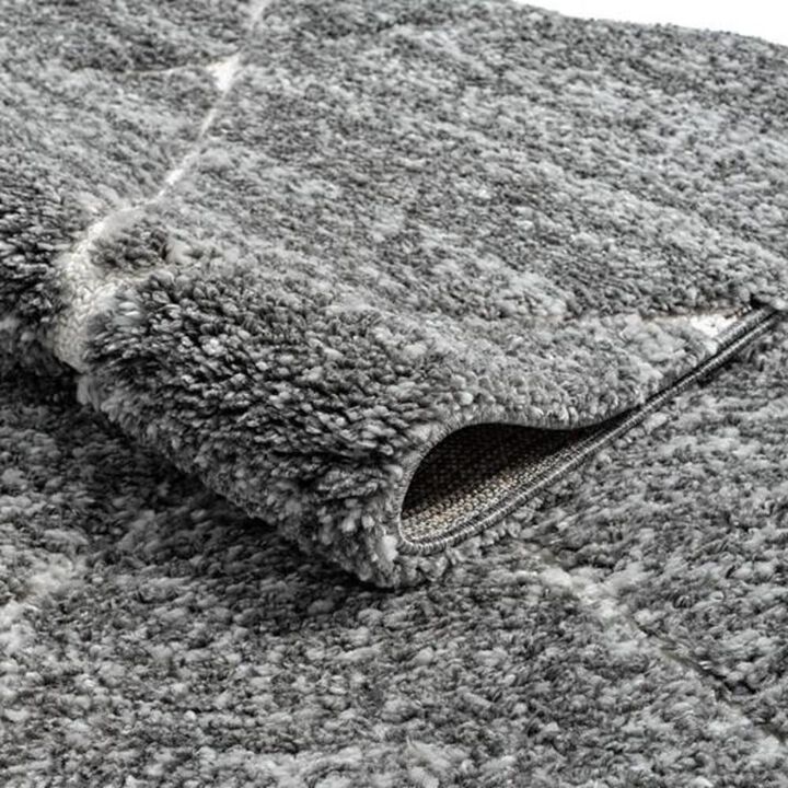 Belen Kox Grey and Cream Area Rug, 8 x 10
