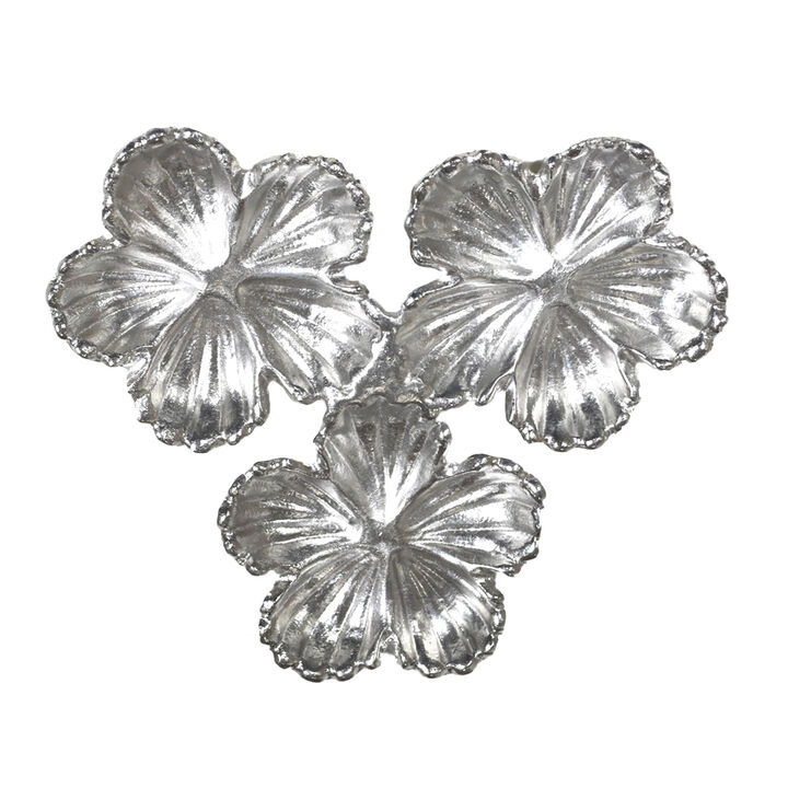Handmade Decorative Bronze Color Coated 8.26 x 8.26 x 0.98  Inches Aluminium Tray 039AB BBH Home's