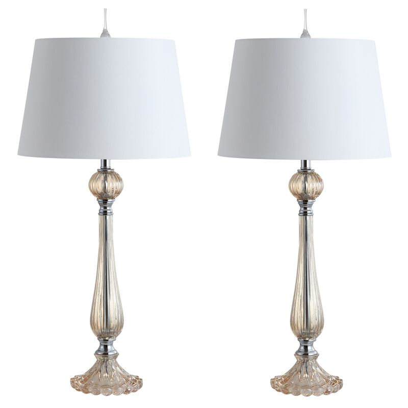 Chloe Glass LED Table Lamp
