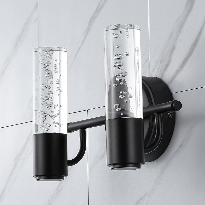 Bolha Minimalist Modern Bubble Acrylic/Iron Integrated LED Vanity Light