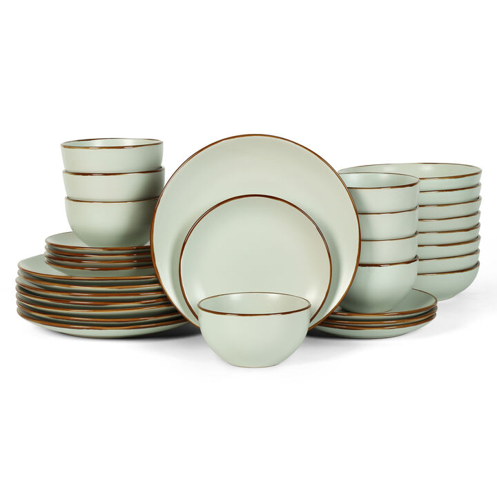 Stone Lain Brasa Stoneware 32 Piece Dinnerware Set Stone Lain Brasa Stoneware 32 Piece Dinnerware Set