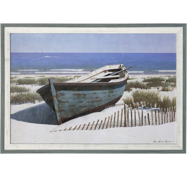 Blue Dory Framed Print