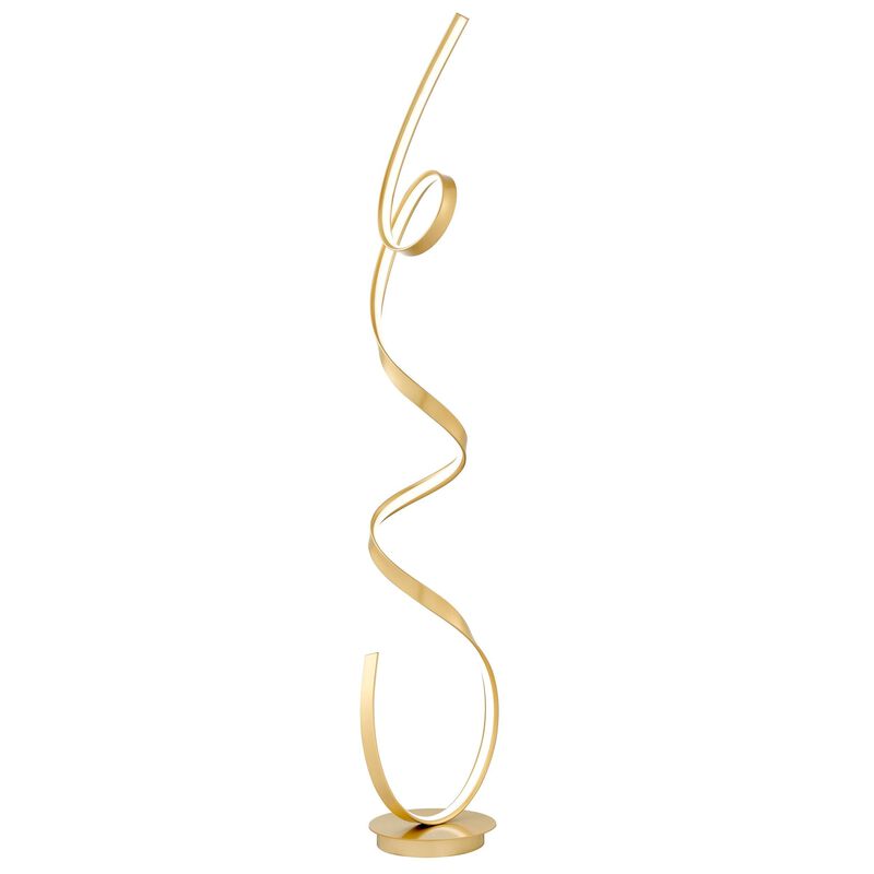 Amsterdam Floor Lamp White Metal Dimmable Integrated LED