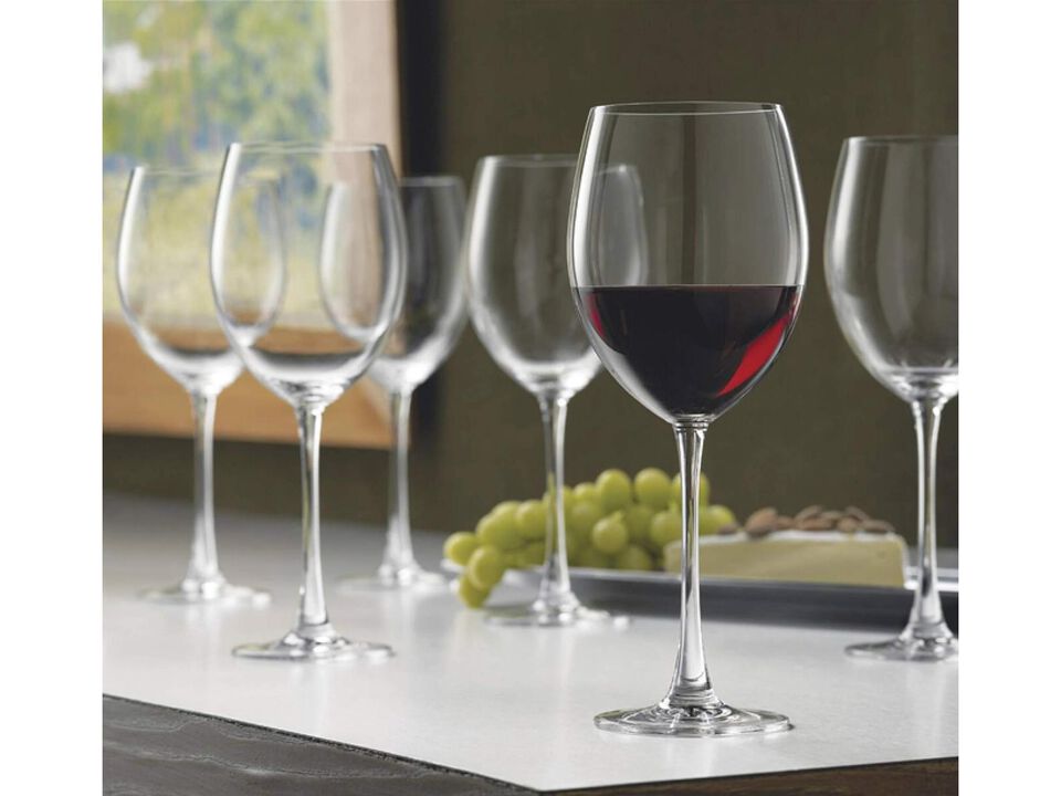 Lenox Tuscany Classics Red Wine Glass Set, 6 Count, Clear