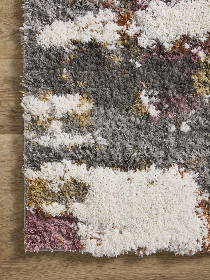 Levitt LEV04 Grey/Multi 7'10" x 10' Rug