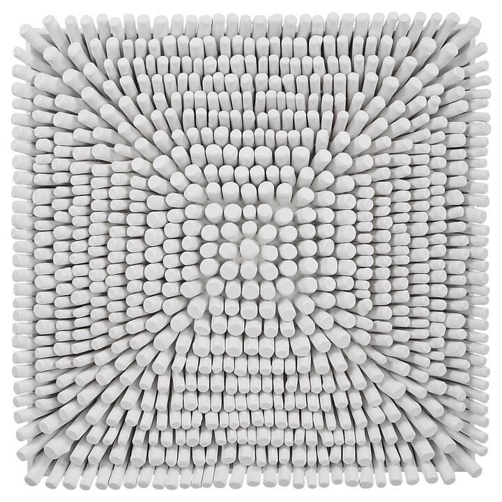 Portside Wood Wall Panel White