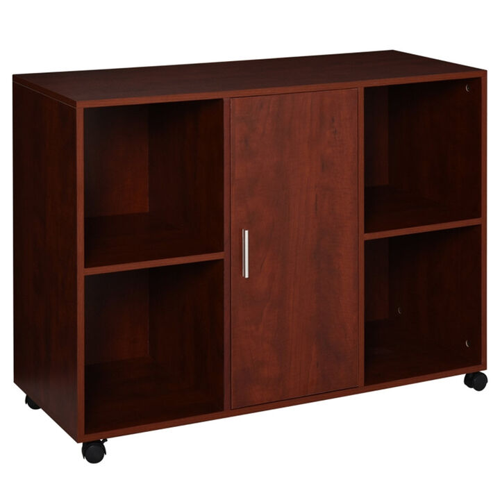 Freestanding Storage Cabinet with File Drawers for Office Organization