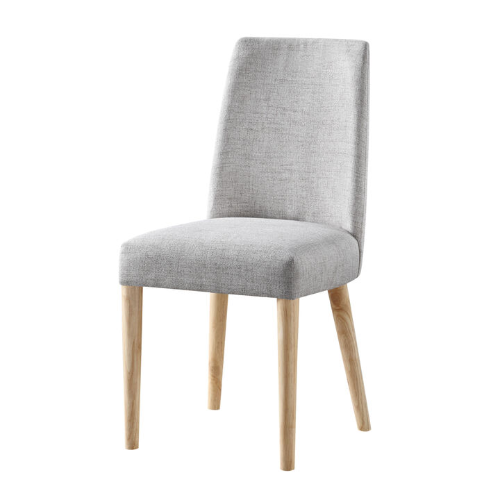Taylor Chair With Natural Legs And Fabric