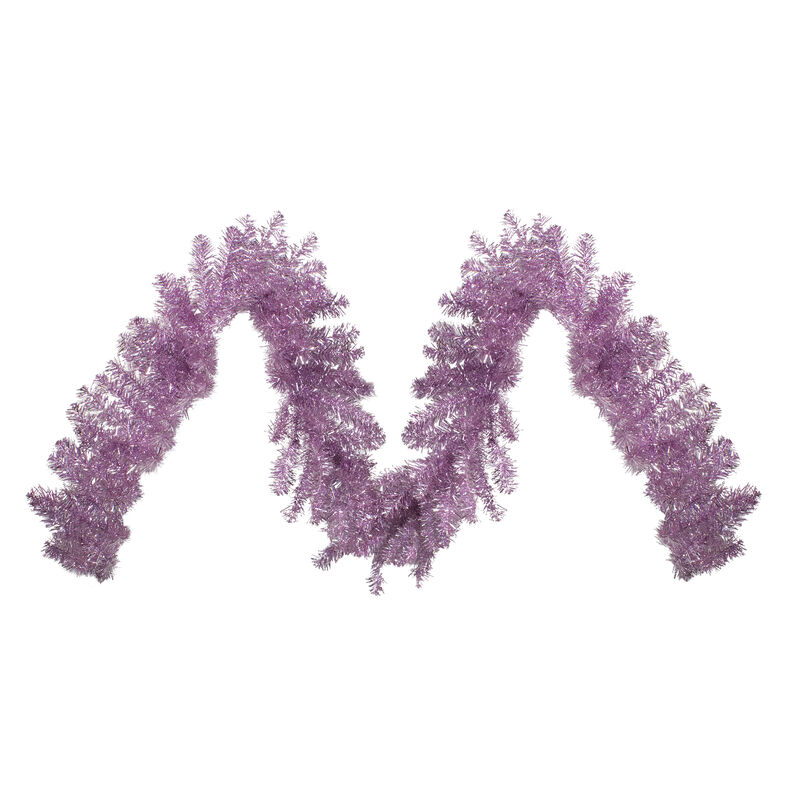 9' x 12" Pink Artificial Christmas Garland  Unlit