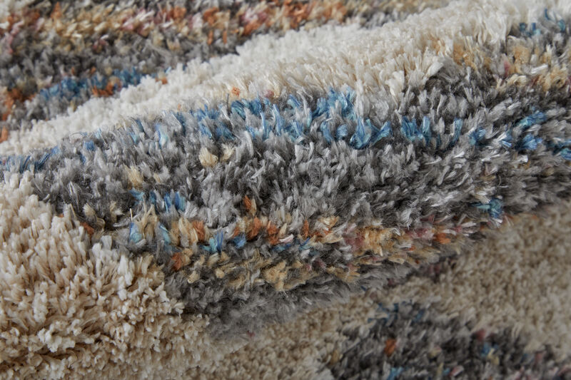 Mynka 39IFF Tan/Ivory/Blue 9' x 12' Rug