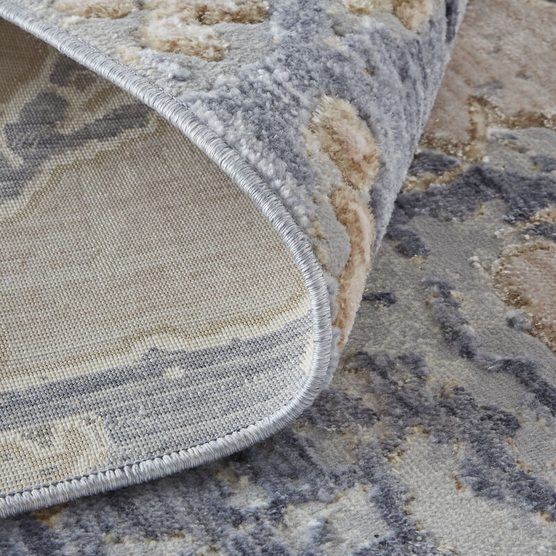 Laina 39G8F Tan/Blue 4' x 6' Rug