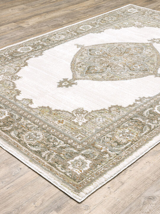Andorra 1'10" x 3'2" Beige Rug
