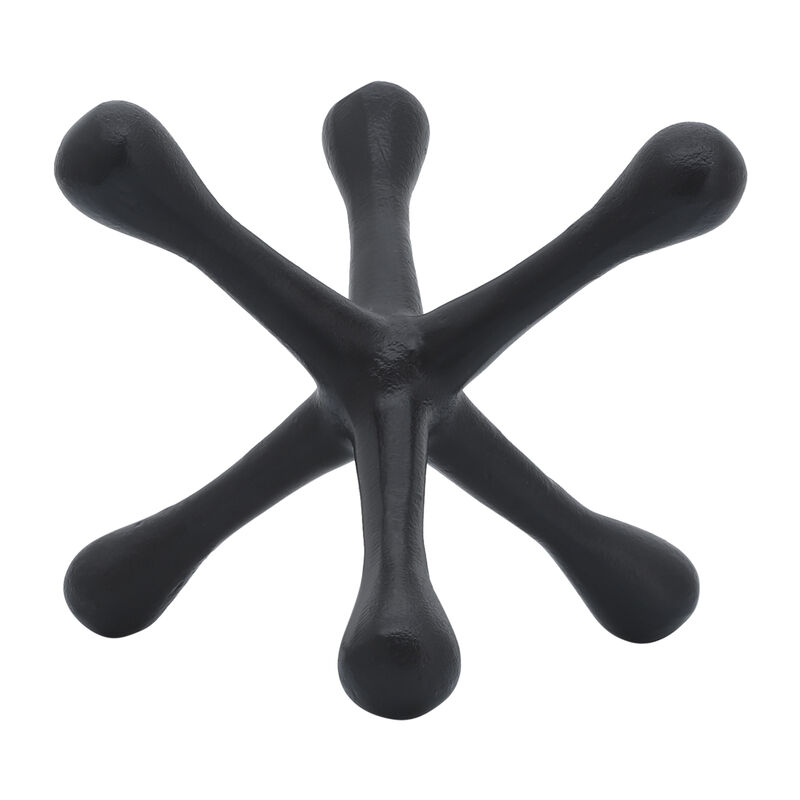 Black 8"x6" Metal Jacks