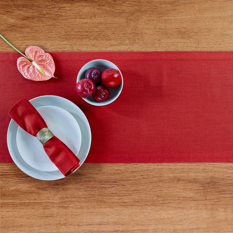 Solino Home 100% Pure Linen Table Runner | Diana