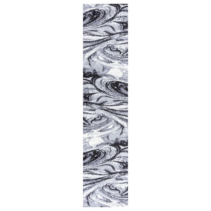 Viscon Abstract Marble Contemporary Area Rug