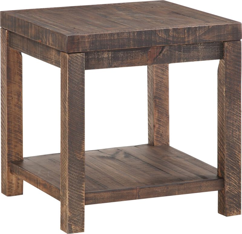 Craster Wood Square Side Table