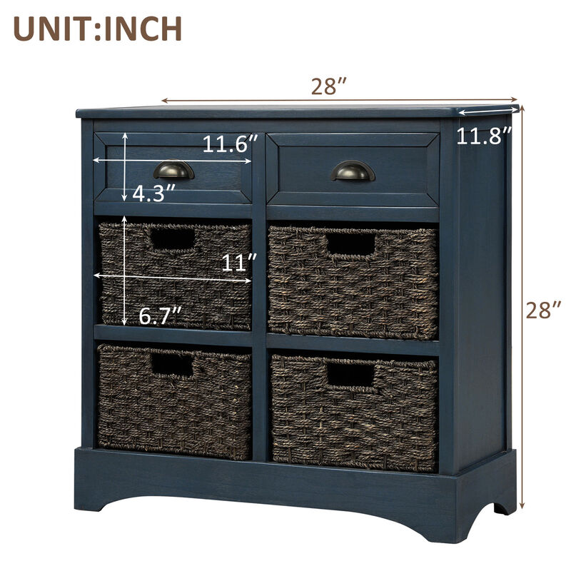 Merax Cabinet with Two Drawers