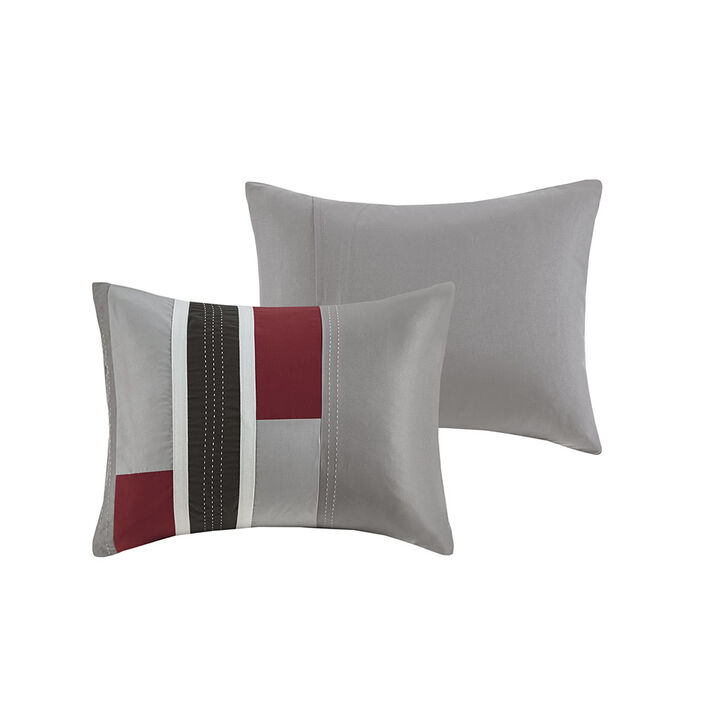 Gracie Mills Nyssa Urban Striped Comforter Set