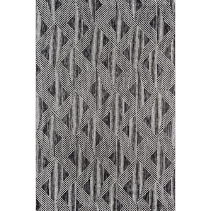 Novogratz Contemporary Rectangle Area Rug, Charcoal, 7'10 X 10'10