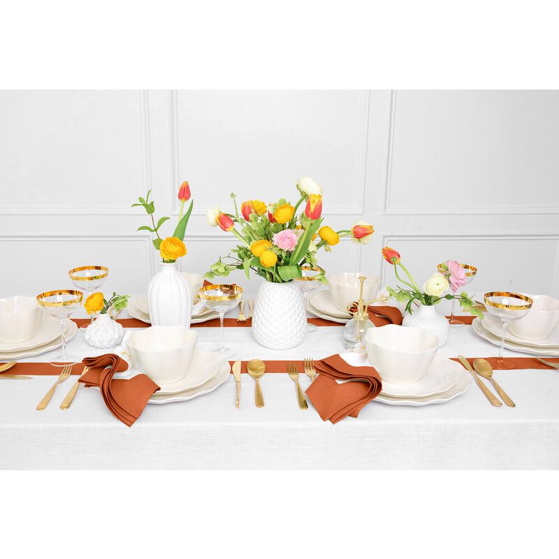 Solino Home 100% Pure Linen Table Runner | Contempo