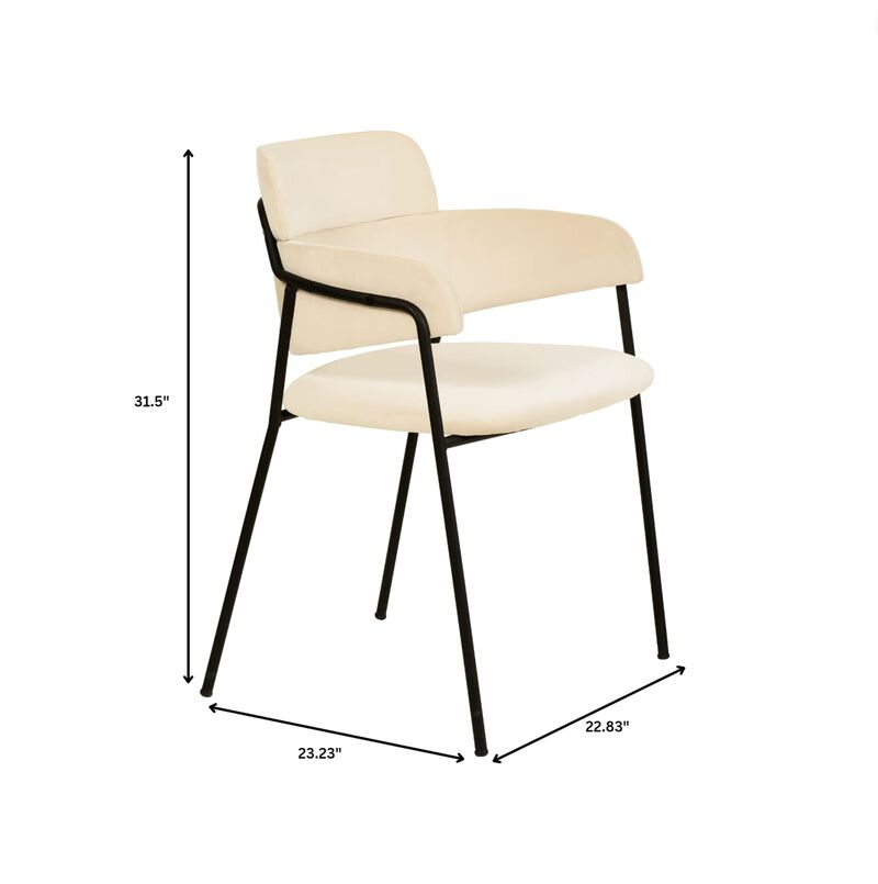LeisureMod Axis Collection Modern Dining Chair