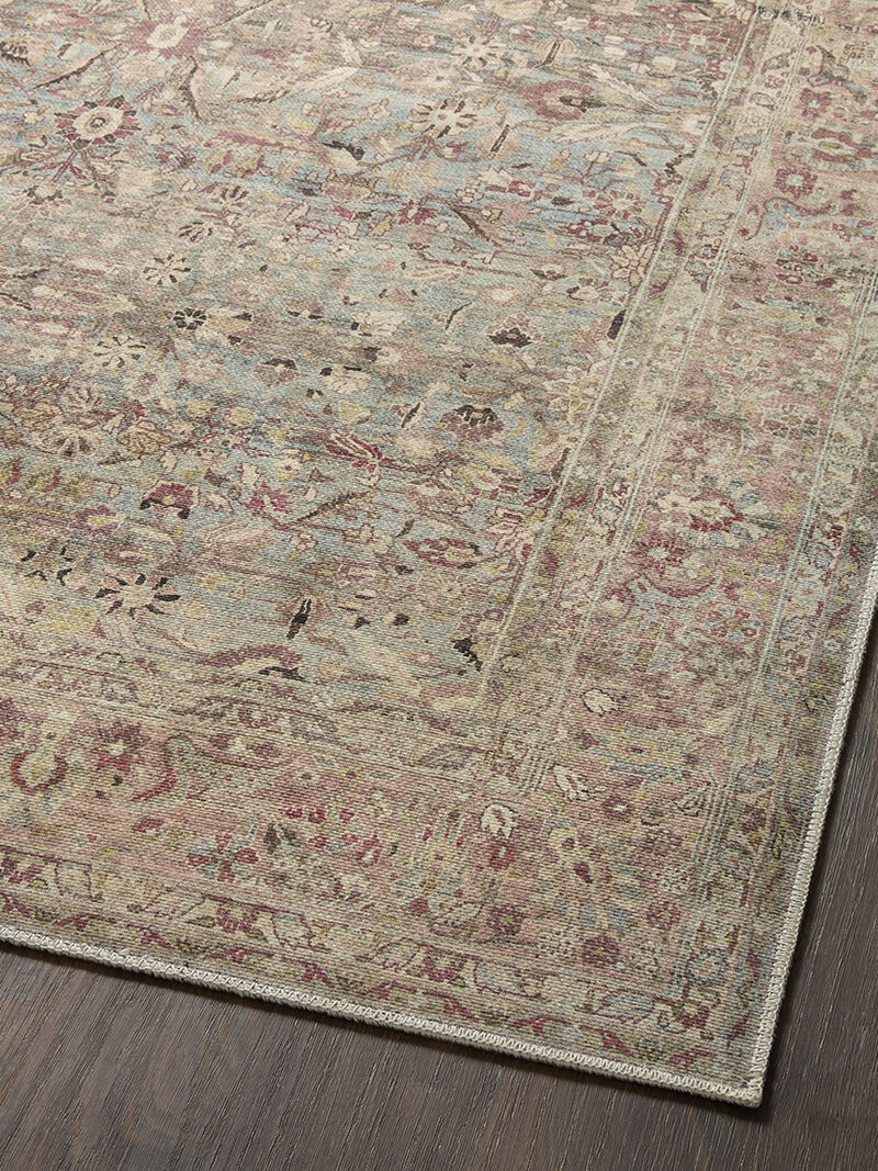 Adrian ADR06 Ocean/Clay 3'6" x 5'6" Rug