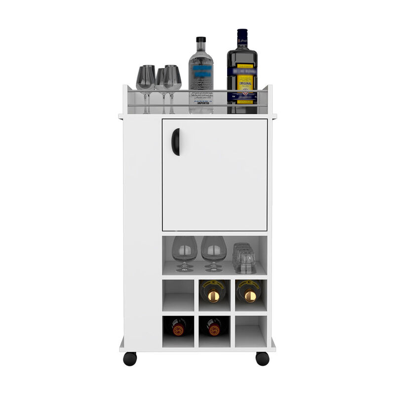 Bar Cart Reese, Living Room, White