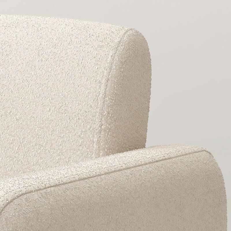 Merax Upholstered Single Sofa Chair with Armrests