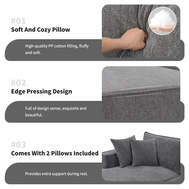Minimalist Style Modular Sectional Sofa