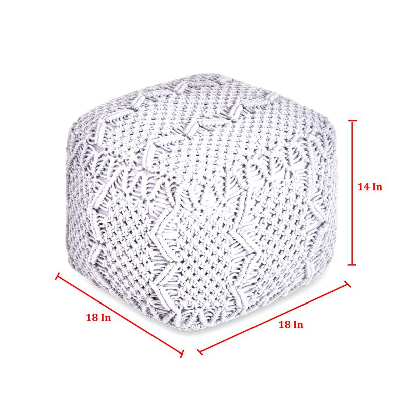 Loft Lyfe Lucianna Cotton Yarn Pouf