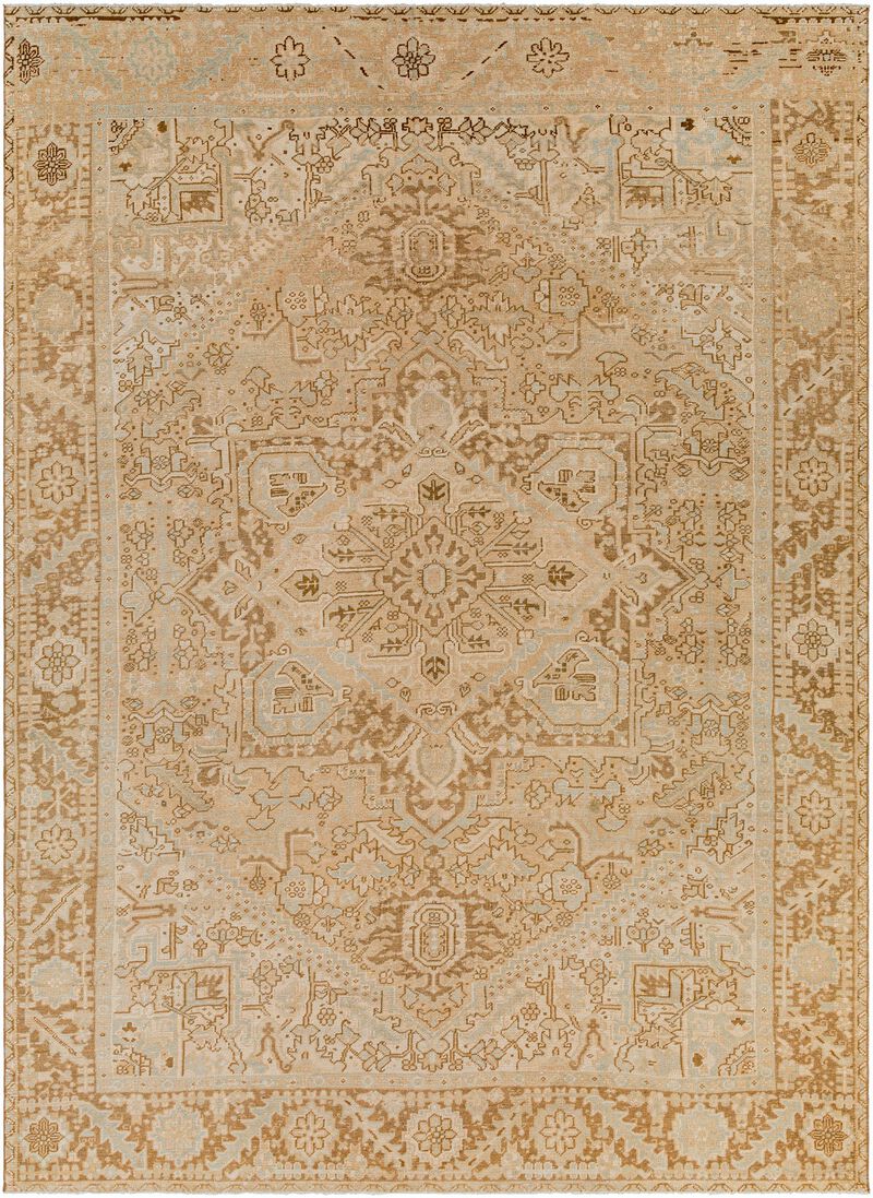 District Loom Antique Persian Heriz area rug-West Glacier