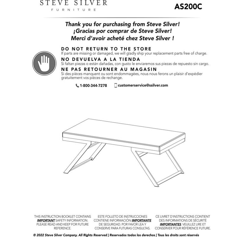 Alfresco Mirrored Top Cocktail Table