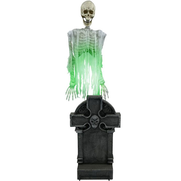 Haunted Hill Farm 69 Ghost Over Tombstone