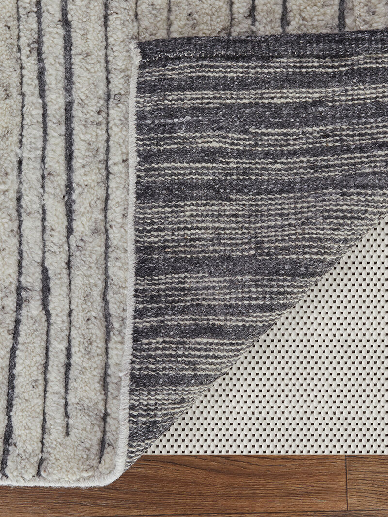 Broadfield T6037 Ivory/Charcoal 9'6" x 13'6" Rug By Thom Filcia
