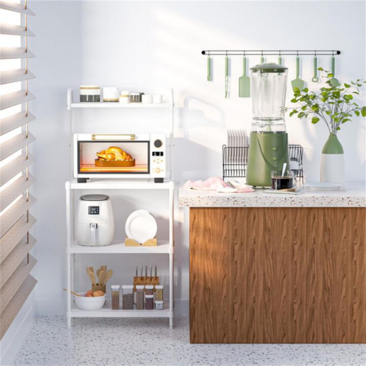 4-Layer Storage Shelf Versatile and Space-Saving Organizer for Kitchen and Dining