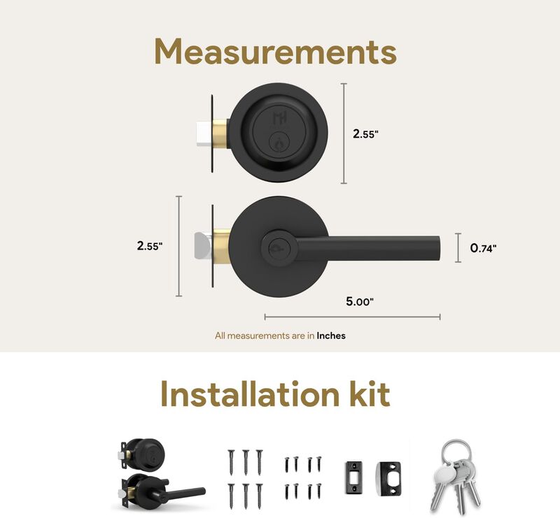 Mega Handles | Ronn Lever and Deadbolt Entry Combo
