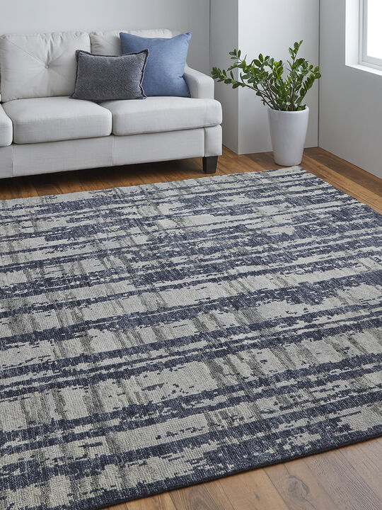 Altmar T6035 Navy/Beige 5'6" x 8'6" Rug By Thom Filcia