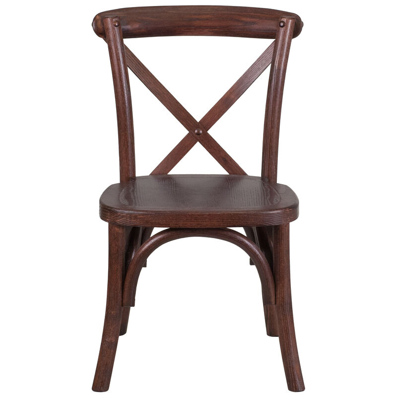 Wood Cross Back Chairs