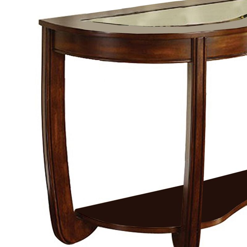 Crystal Falls Transitional Style Sofa Table-Benzara