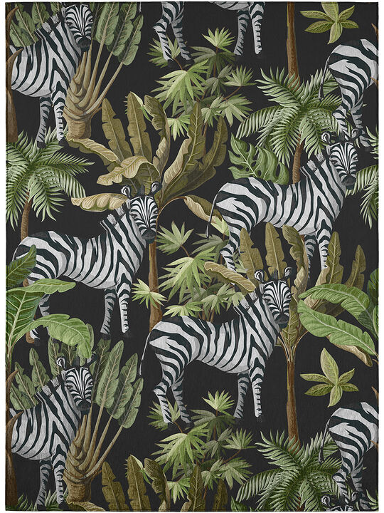 Tropics TC13 Black 3' x 5' Rug