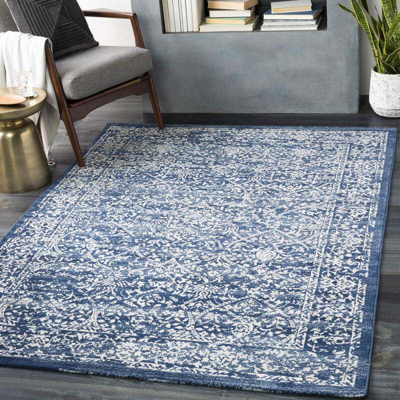 Roma ROM-2300 7'10' x 10' Blue Rug