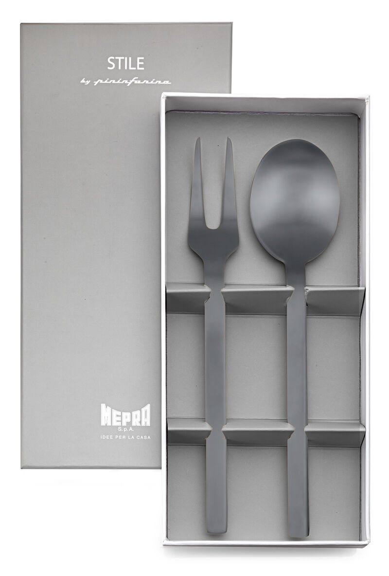 Stile By Pininarina 2-Piece Serving Set in Gold with Gift Box