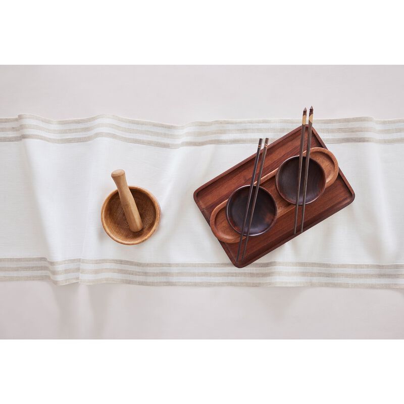 Solino Home 100% Pure Linen Table Runner | Mila