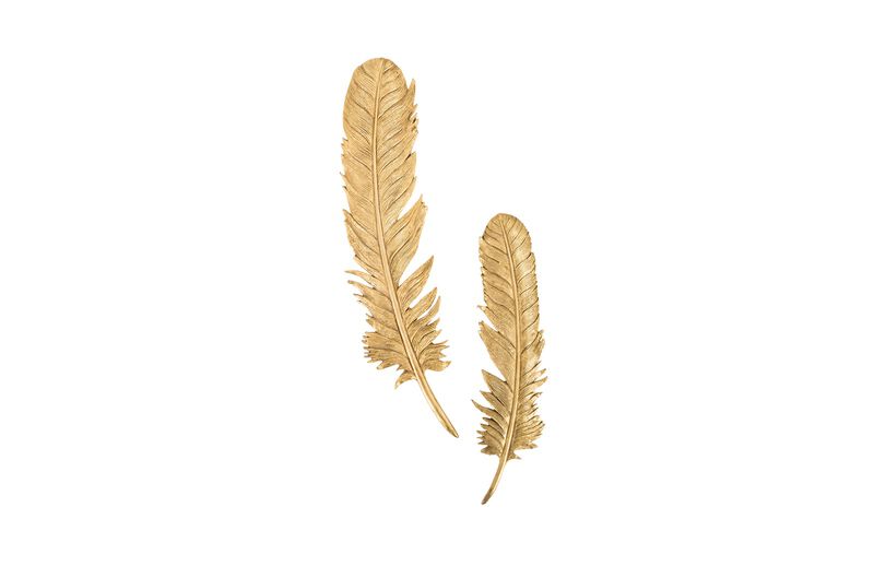 Feathers Wall Art Small Set of 2